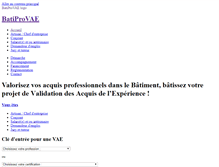 Tablet Screenshot of batiprovae.fr